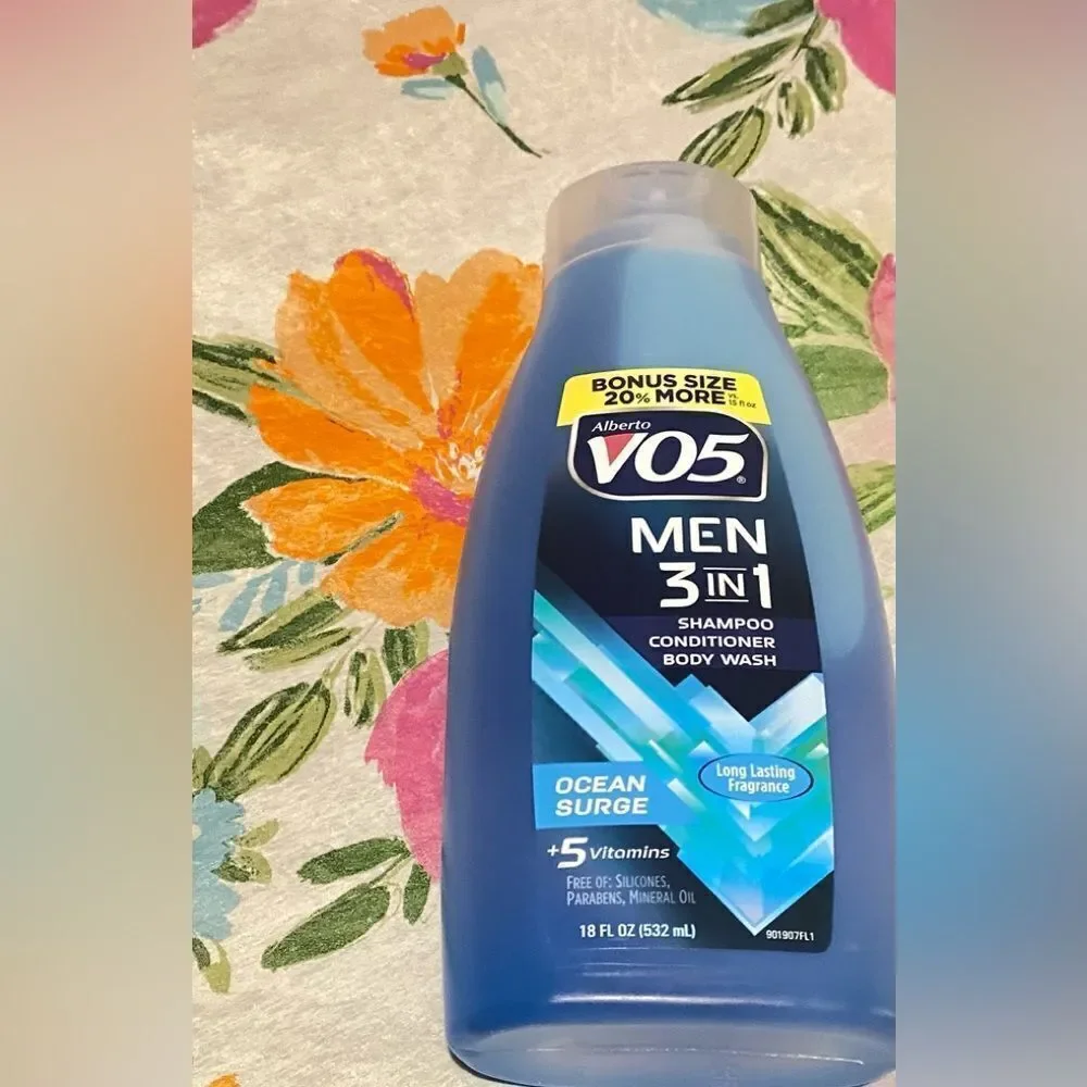 🛍️ VO5 Men's 3-in-1 Ocean Surge Shampoo, Conditioner & Body wash Gel (2 pack)